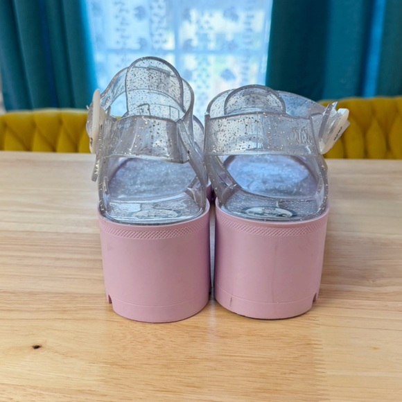 JuJu Northampton glitter chunky heel sandal size 8 - Picture 4 of 10